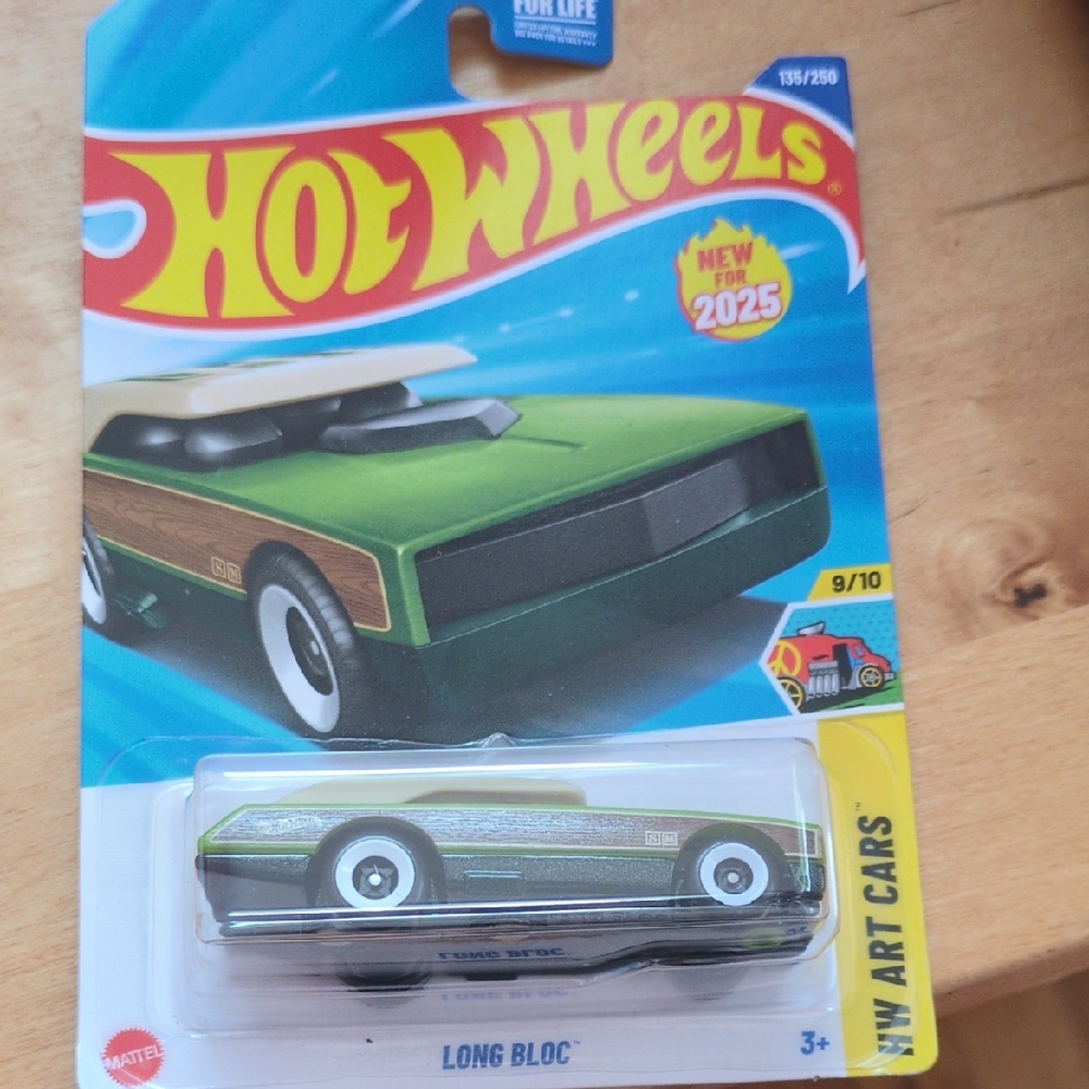 Hot Wheels Green Long Bloc Toy Car